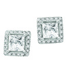 Halo Diamond Earrings