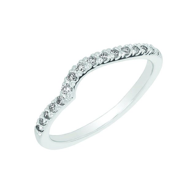 DIAMOND WEDDING BAND TO MATCH LOVE KNOT RINGS