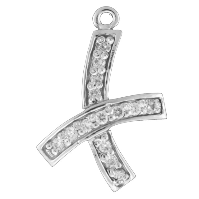 "X" Diamond Charm