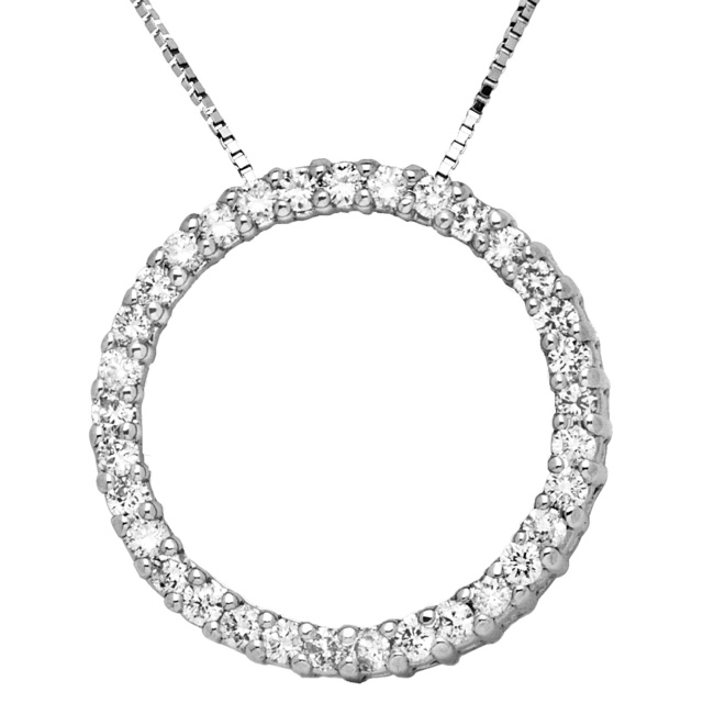 Diamond Circle Pendant