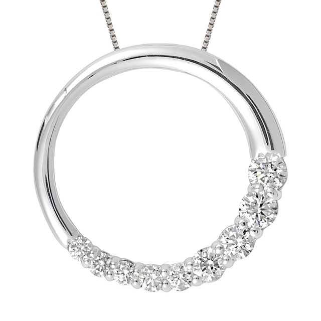 Diamond Circle Pendant