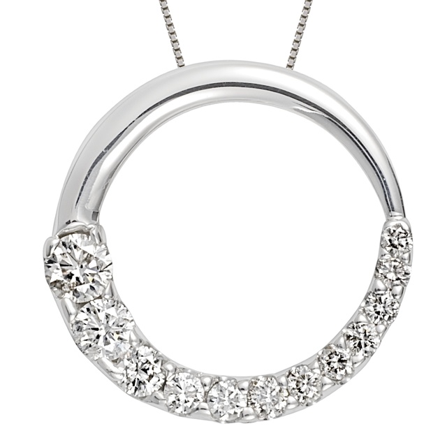 Diamond Circle Pendant