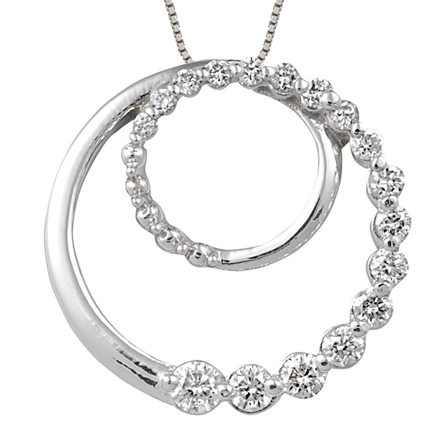 Diamond Circle Pendant