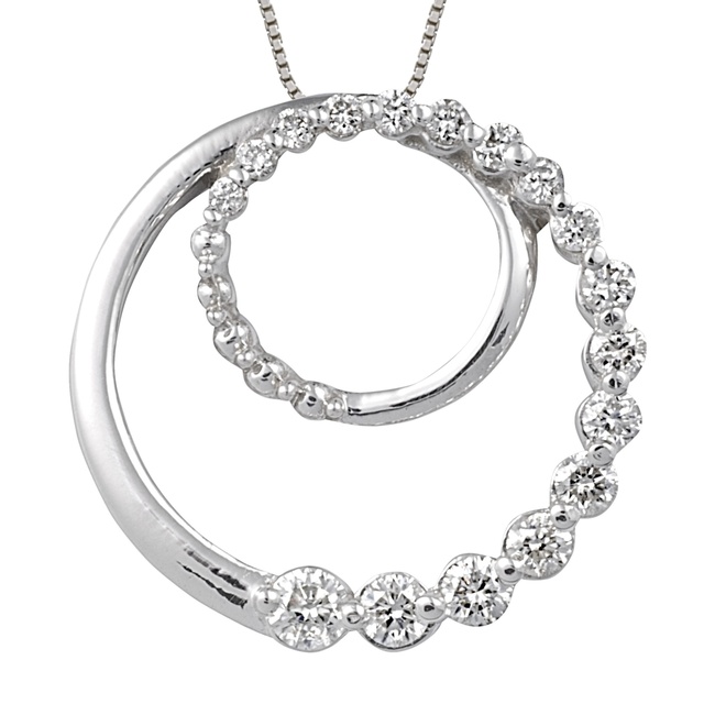 Diamond Circle Pendant