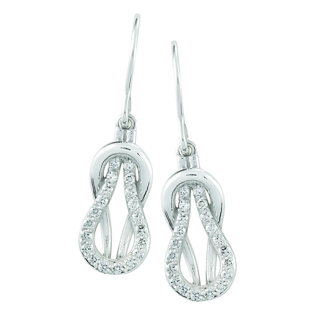 Love Knot Diamond Earring with NO CENTER