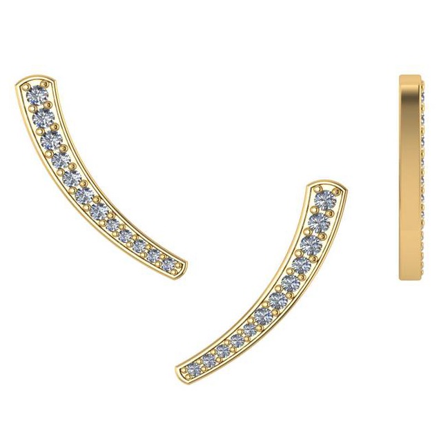 DIAMOND EAR CLIMBERS