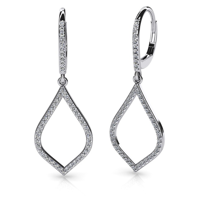 Dangle Diamond Earrings