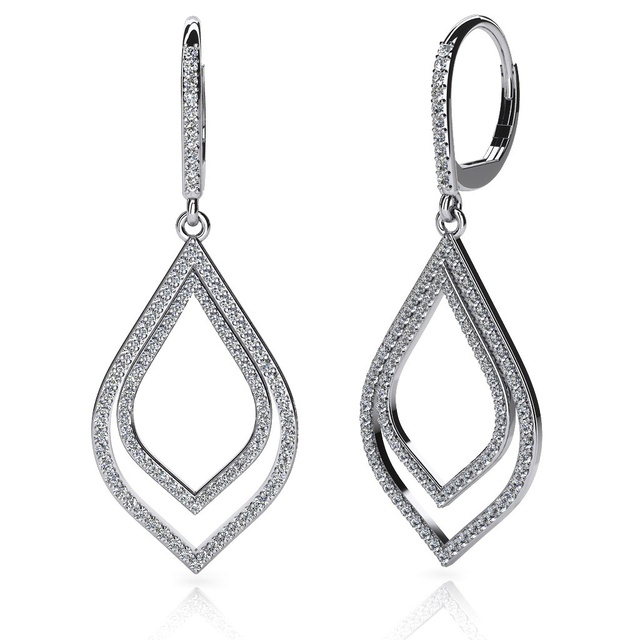 Dangle Diamond Earrings