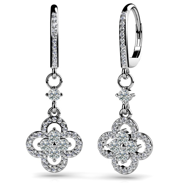 Dangle Diamond Earrings