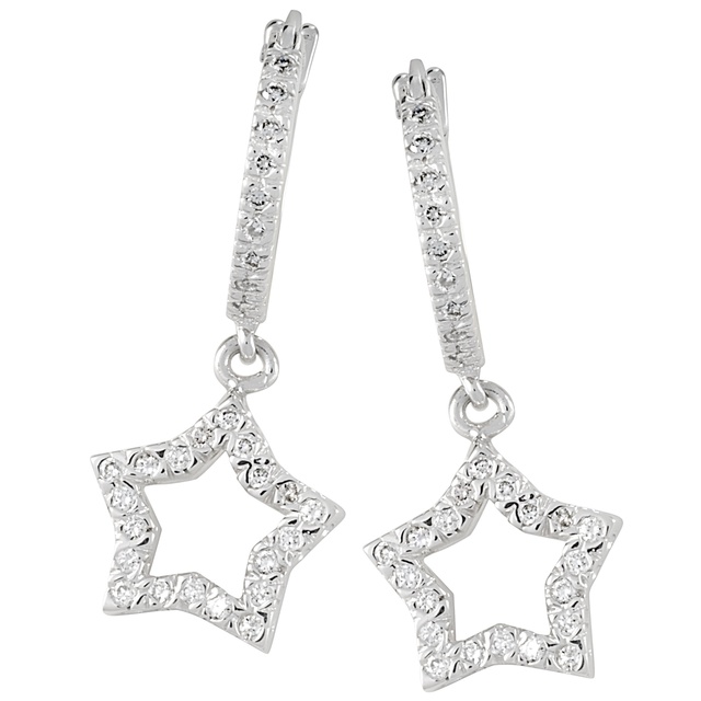 Diamond Star Earrings