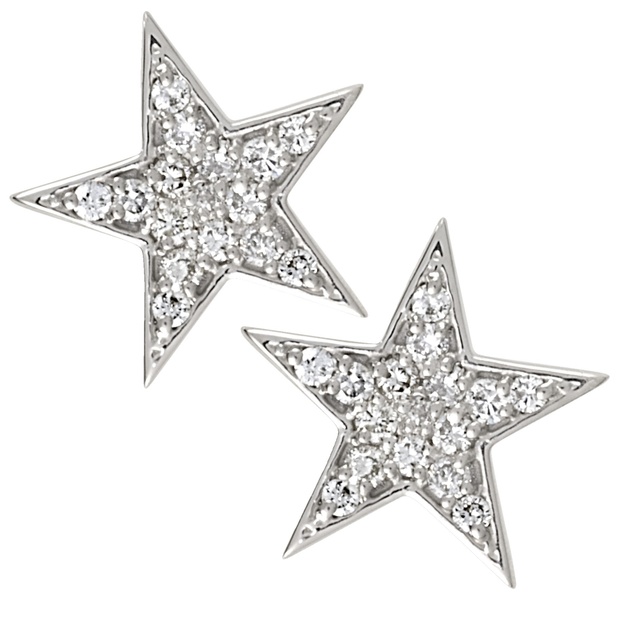 Diamond Star Earrings