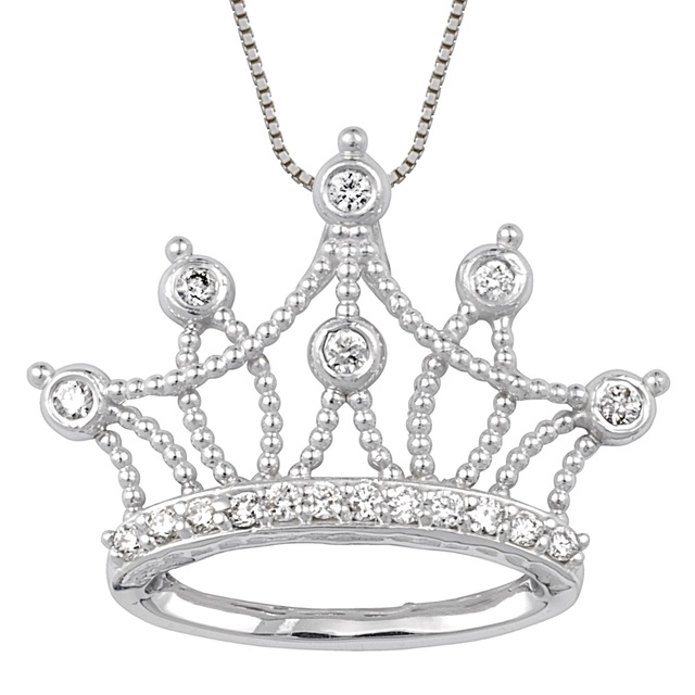 Diamond Crown Pendant