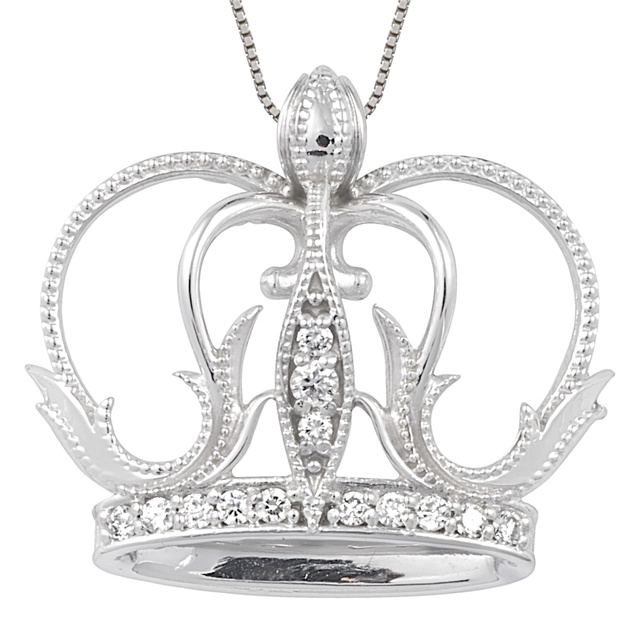 Diamond Crown Pendant