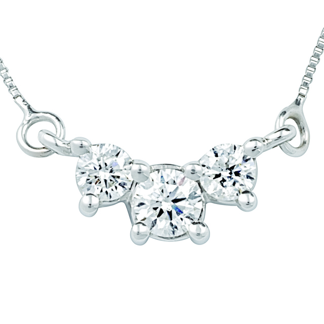 Triangular Diamond Necklace - Calhoun Jewelers