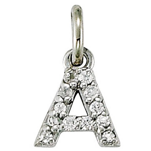 Letter Diamond Pendant