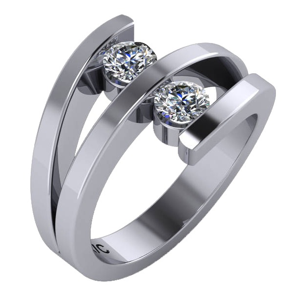 Two Stone Diamond Rings