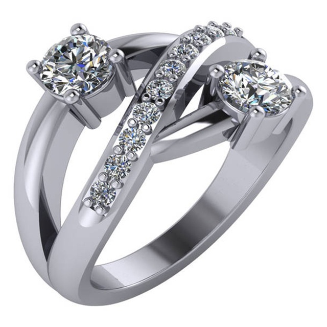 Two Stone Diamond Rings