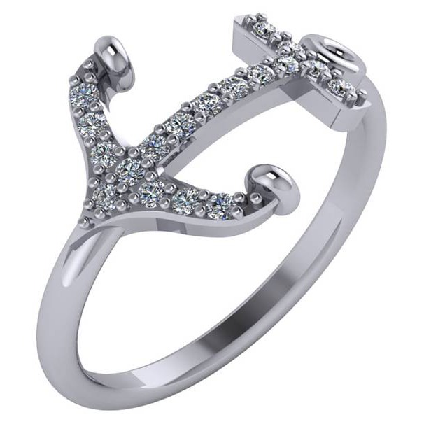 Diamond Anchor Ring