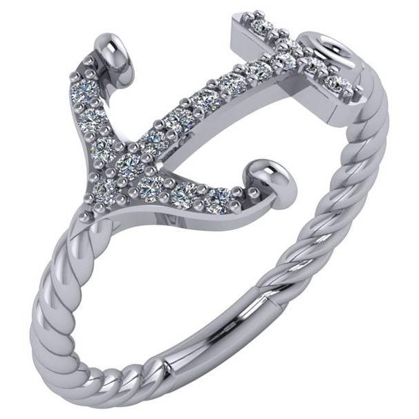 Diamond Anchor Ring