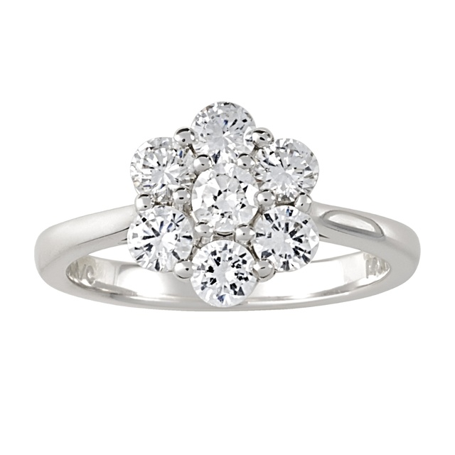 Cluster Diamond Ring