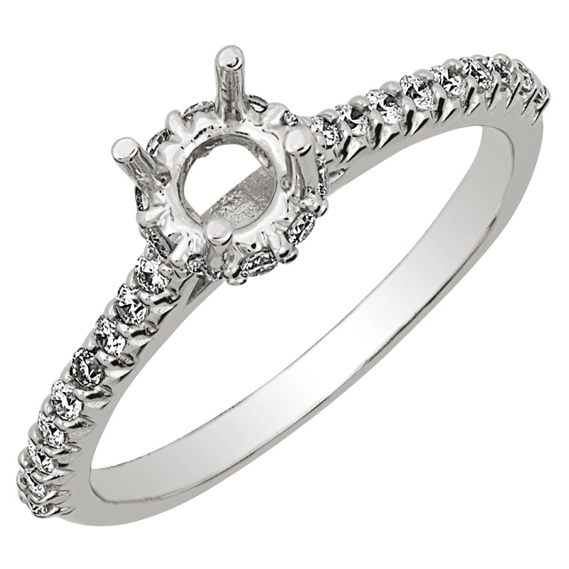 Diamond Semi Mount Ring