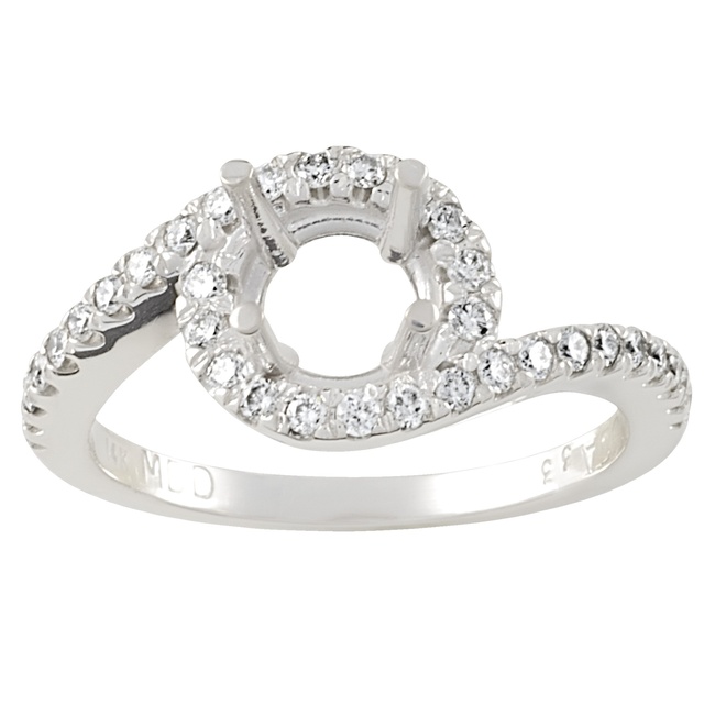 Lady's Round Semi Mount Ring