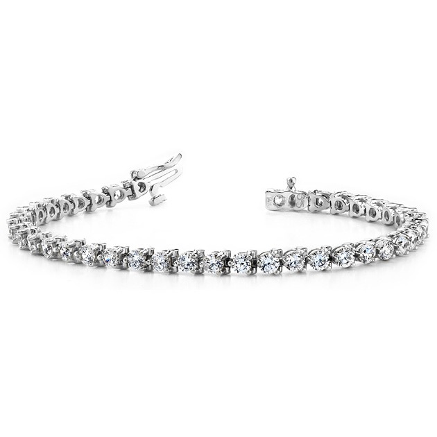 Three Prong Tennis Bracelet