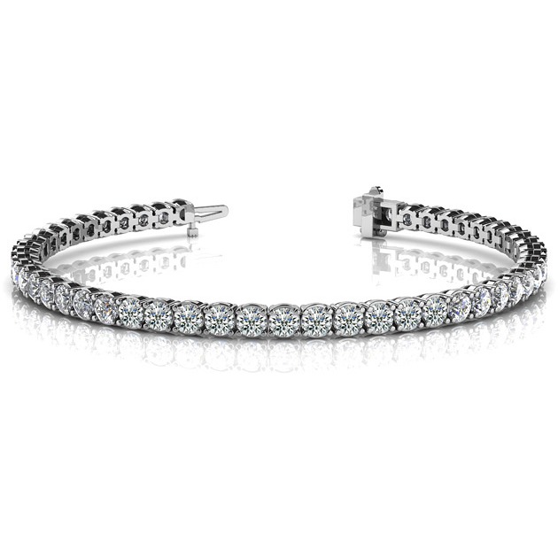 4 Prong Diamond Tennis Bracelet