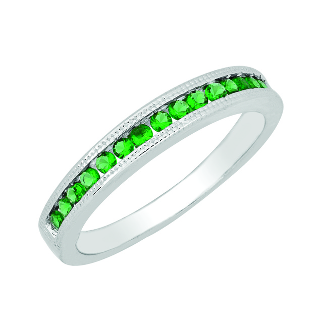 DIAMOND STACKABLE BIRTHSTONE RING