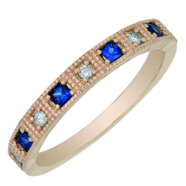 DIAMOND STACKABLE BIRTHSTONE RING