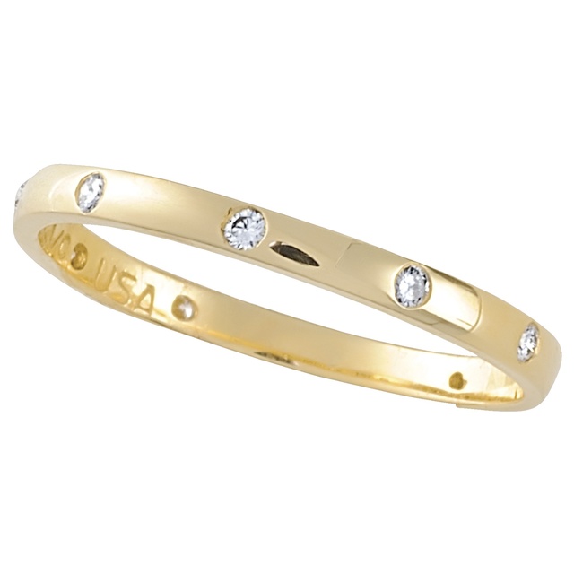 Lady's Diamond Stackable Ring